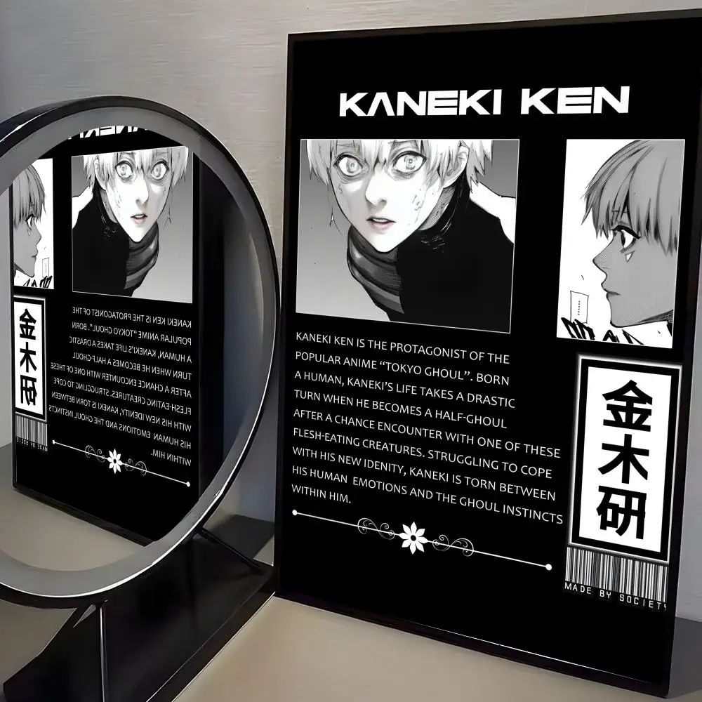 Plakat Tokyo Ghoul – grafika anime na płótnie Black6
