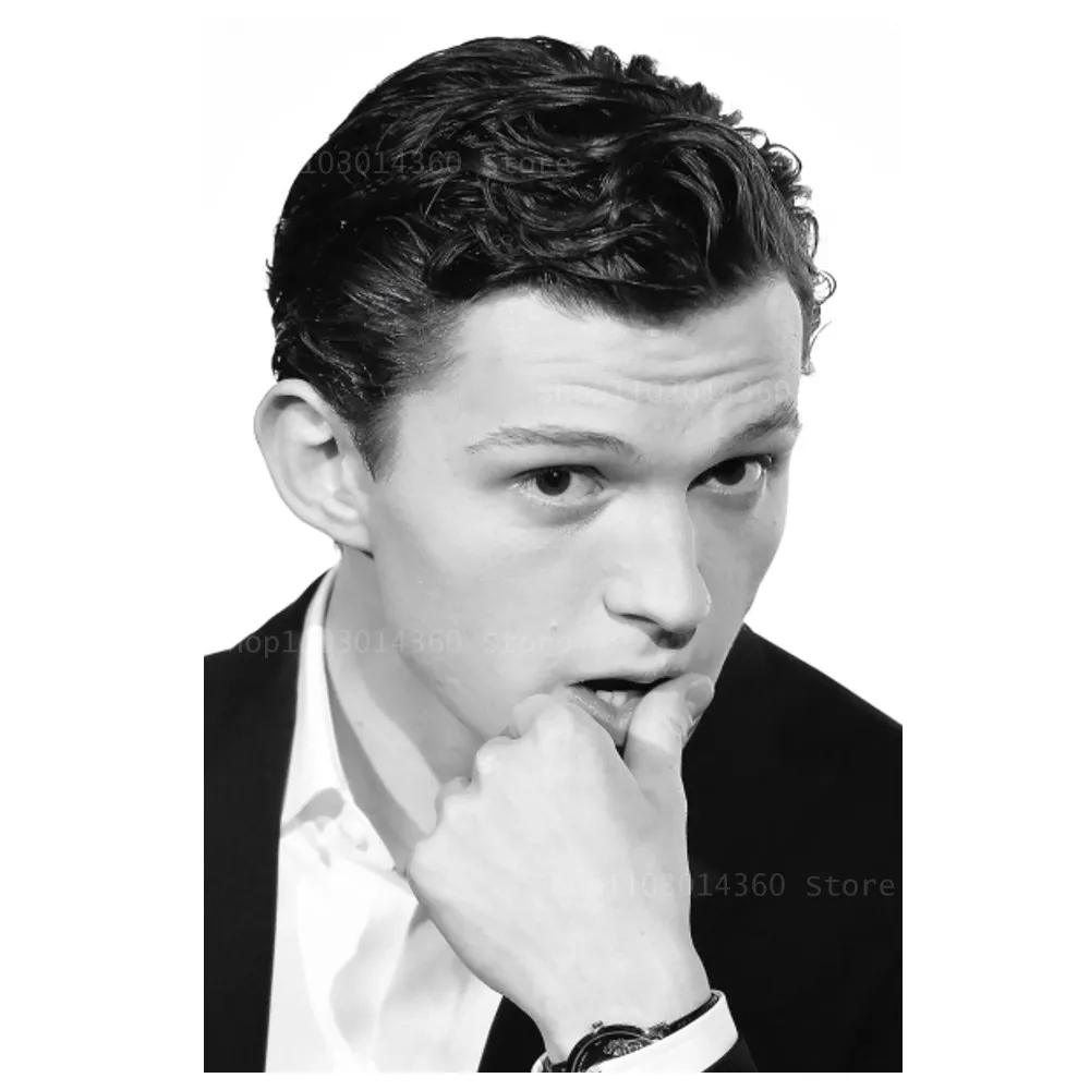 Tom Holland – plakat na płótnie Brązowy