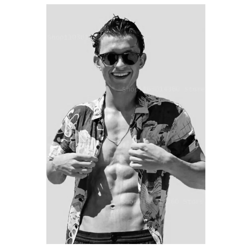 Tom Holland - plakat na płótnie Fioletowy/фиолетовый