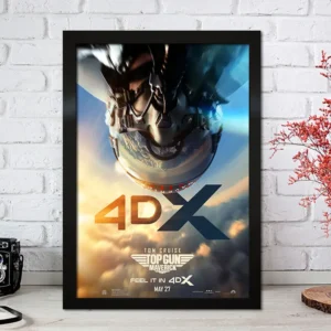 Plakat Top Gun Maverick Biały