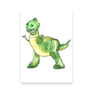 Plakat Toy Story - akwarela do pokoju dziecka Wzór 1