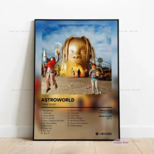Plakat Travis Scott Astroworld Wzór 1