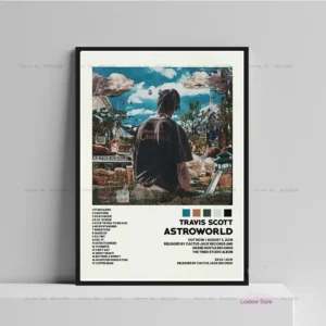 Plakat Travis Scott Utopia - hip hop Wzór 1