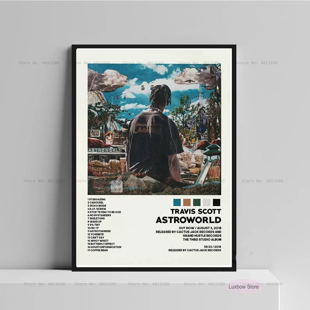 Plakat Travis Scott Utopia - hip hop Wzór 1
