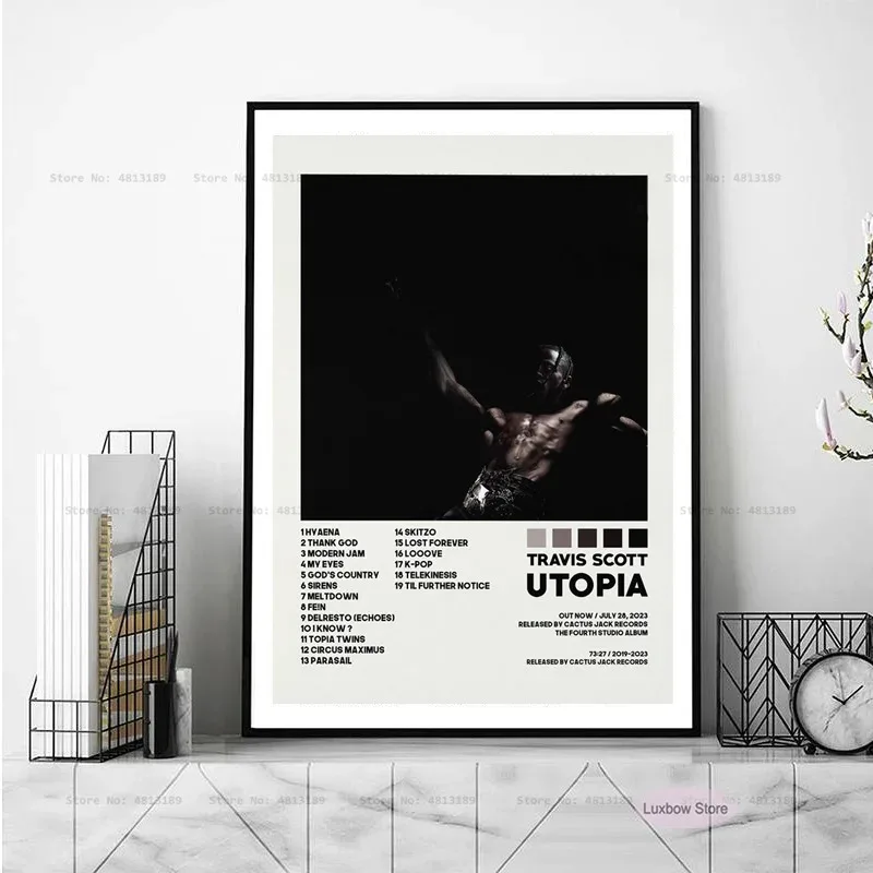 Plakat Travis Scott Utopia - hip hop Wzór 5