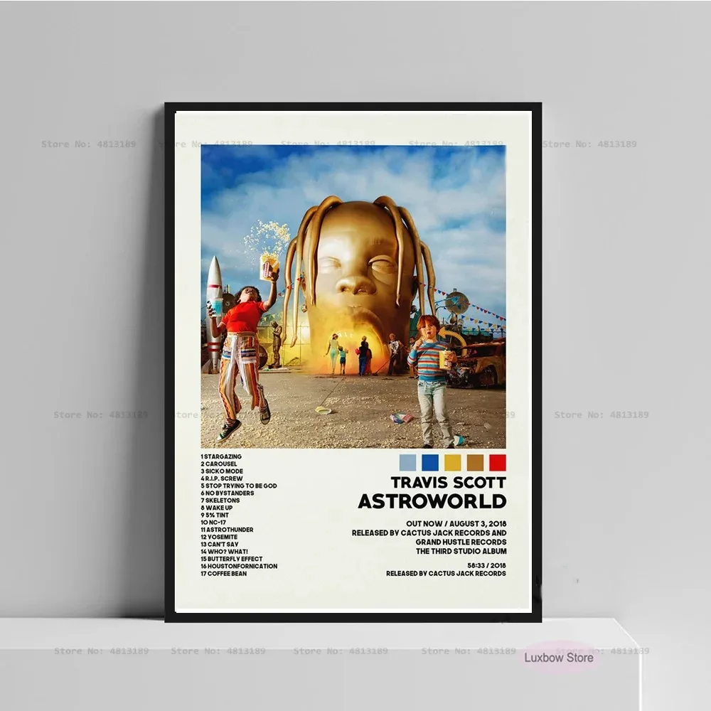Plakat Travis Scott Utopia - hip hop Wzór 6
