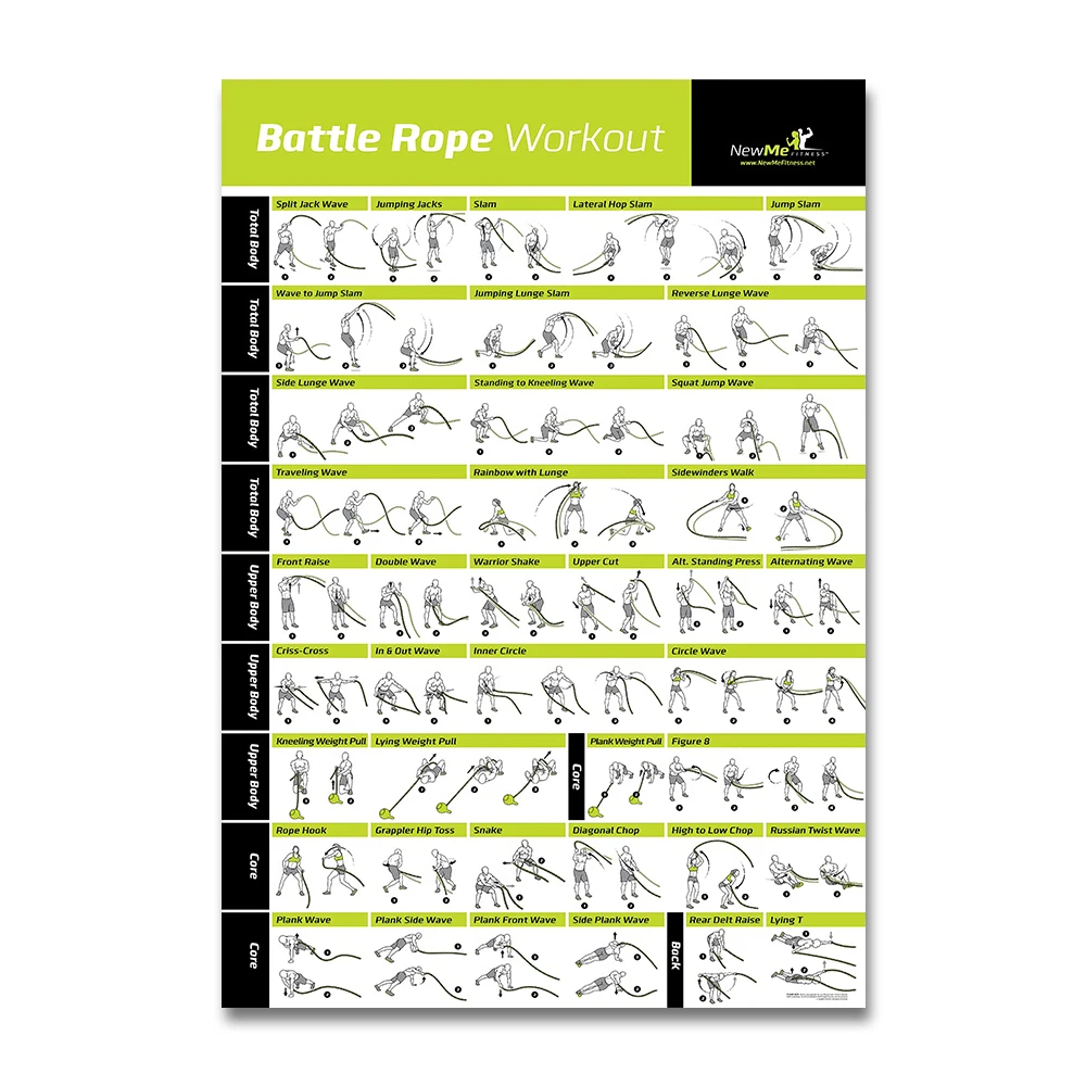 Plakat treningowy - ćwiczenia pilates i jogi żółty