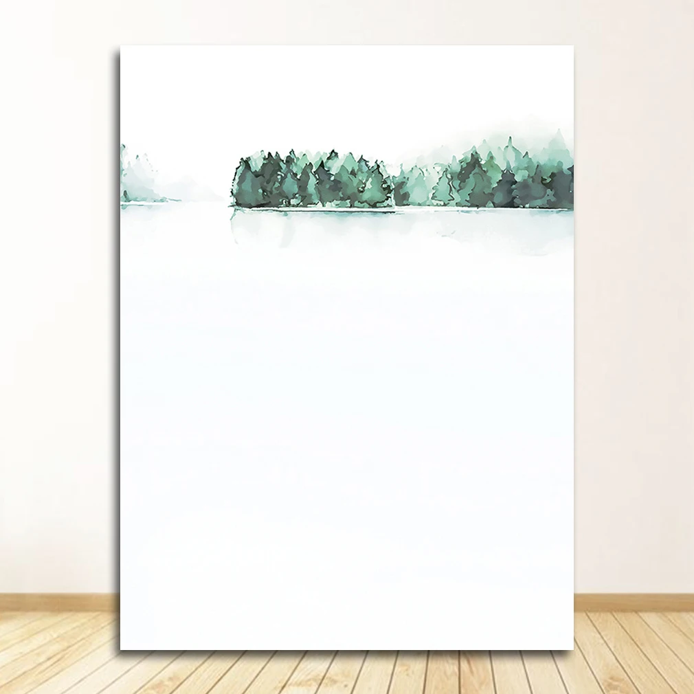 Plakat tropikalne liście skandynawski Wzór 5