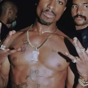 Plakat Tupac 2PAC czarno-bialy Wzór 1