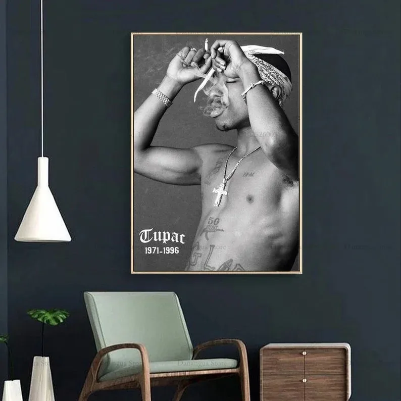 Plakat Tupac i Snoop Dogg - legendy rapu Wzór 1