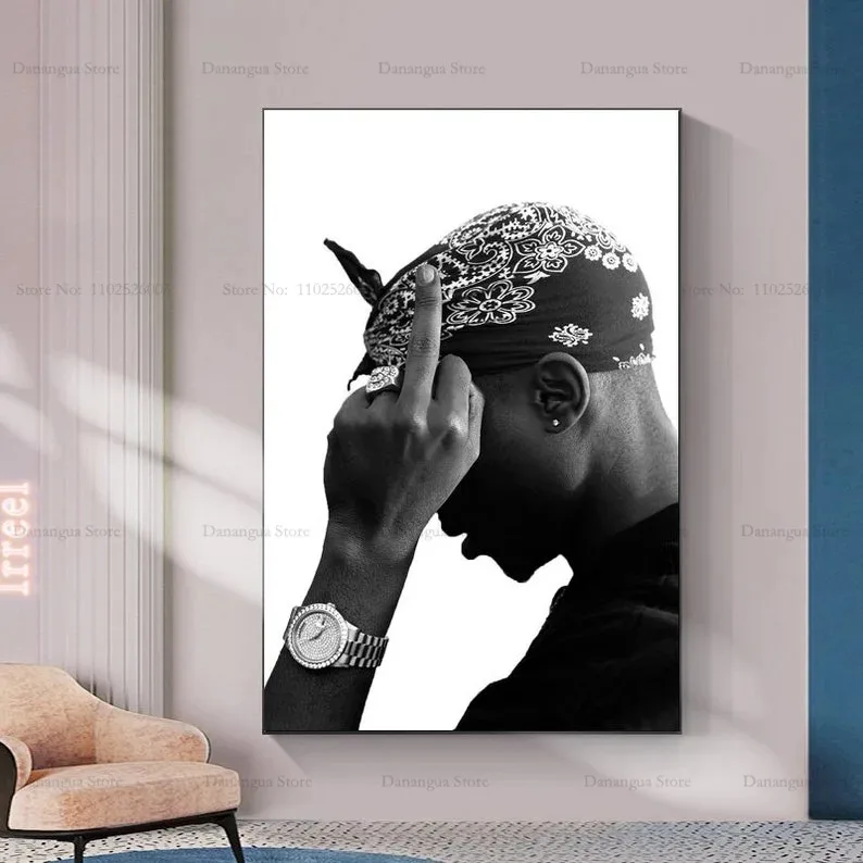 Plakat Tupac i Snoop Dogg - legendy rapu Wzór 4
