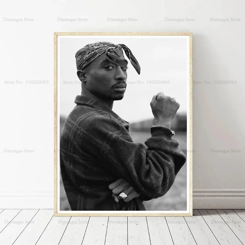 Plakat Tupac i Snoop Dogg - legendy rapu Wzór 5