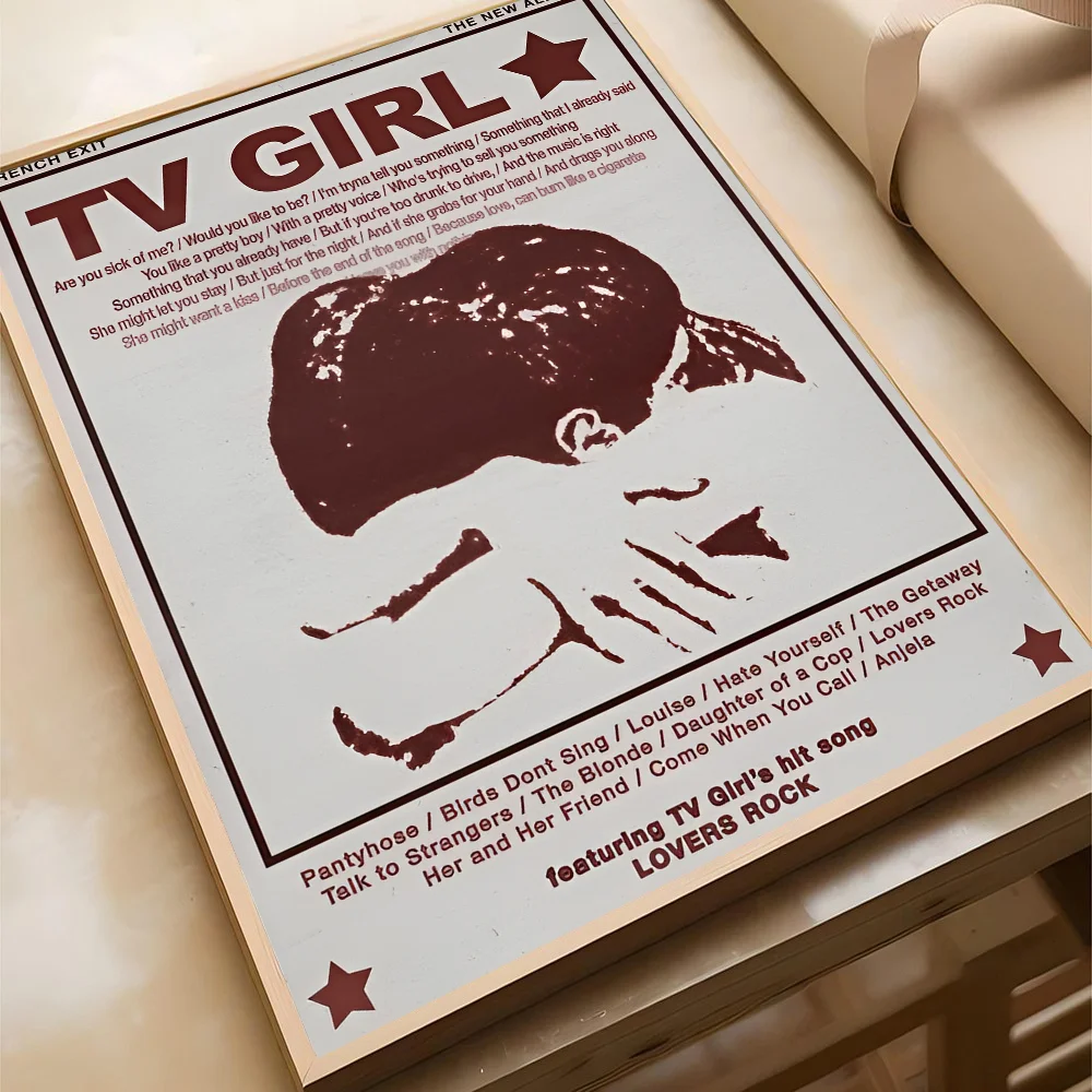 Plakat TV Girl - okładka albumu Wzór 3