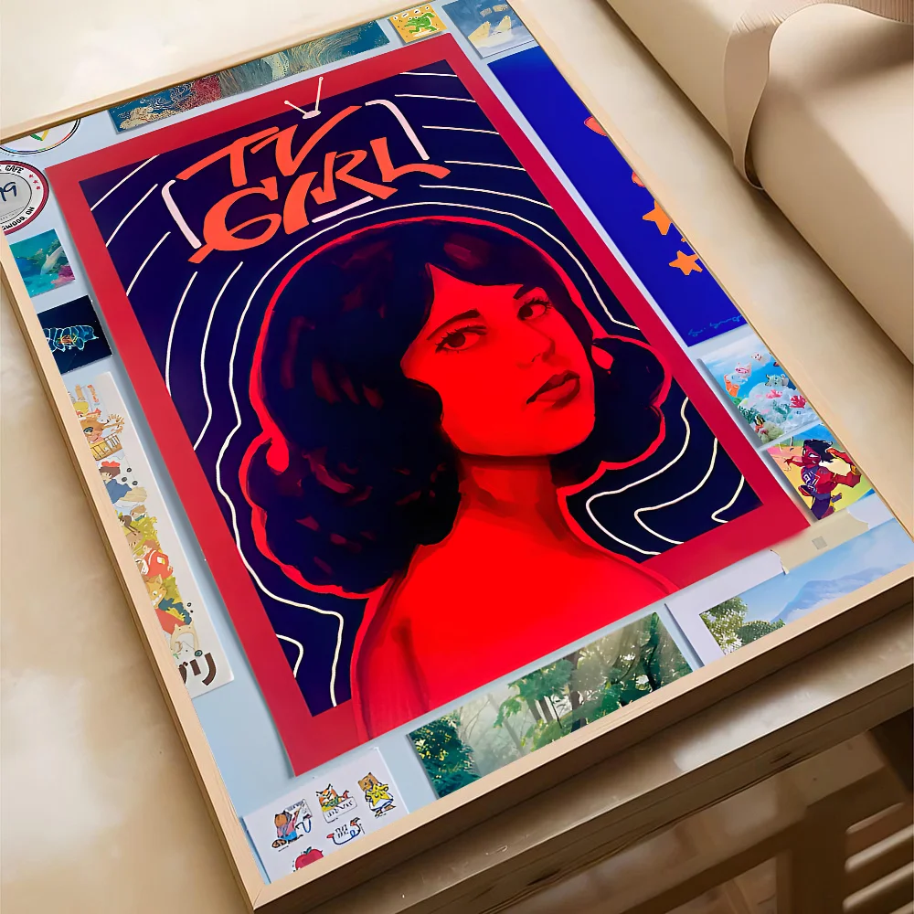 Plakat TV Girl - okładka albumu Wzór 5