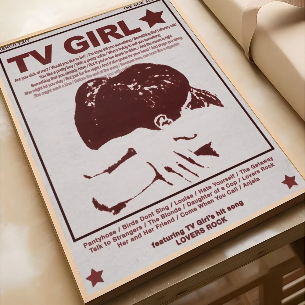 Plakat TV Girl - okładka albumu Wzór 6