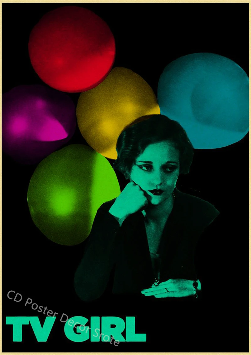 Plakat TV Girl - okładki albumów Złoto