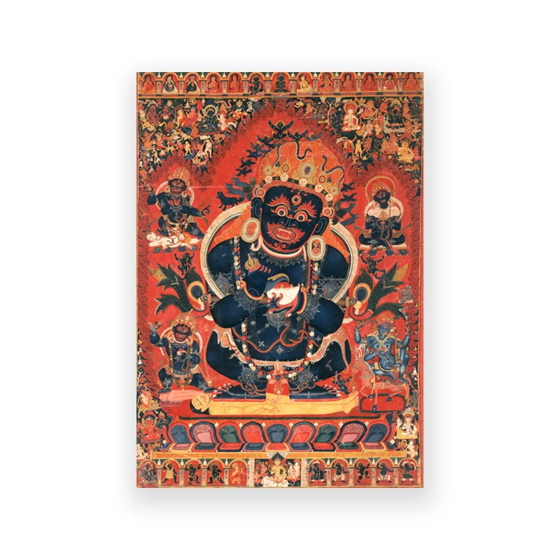 Plakat tybetanska mandala thangka - sztuka buddyjska Wielo