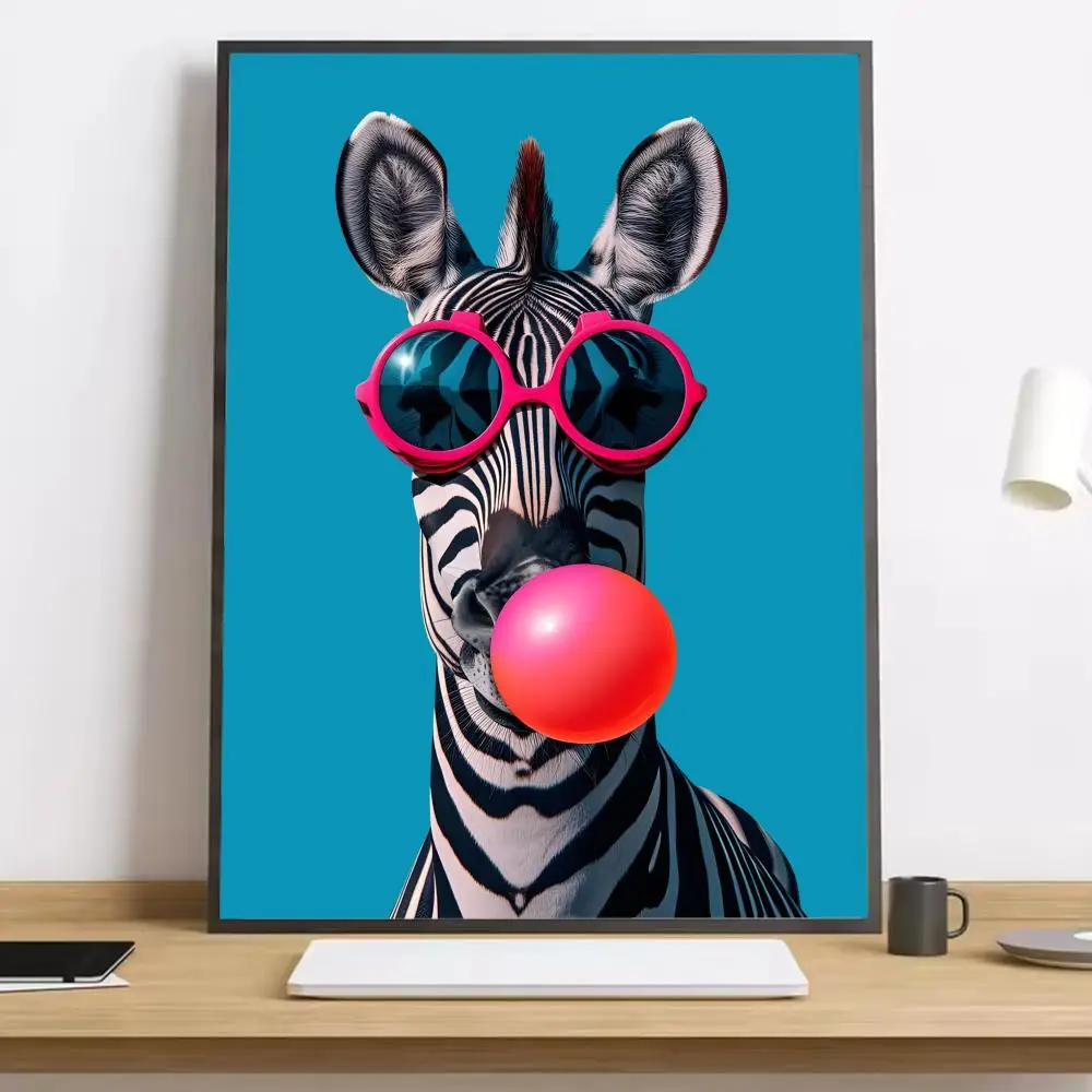 Plakat z tygrysem – kolorowa grafika Black12