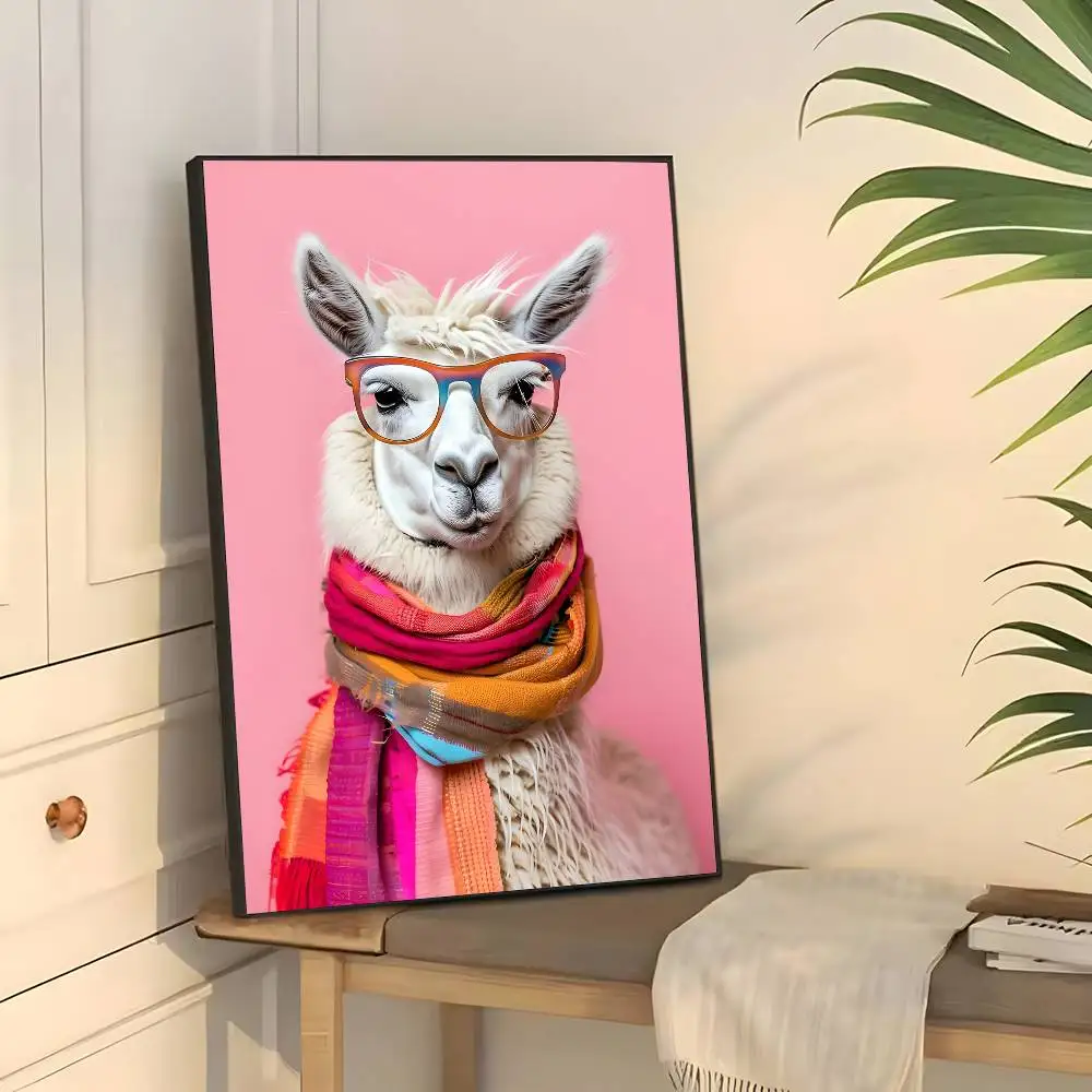 Tygrys w bańkach – nowoczesny plakat ze zwierzęciem Wzór 3