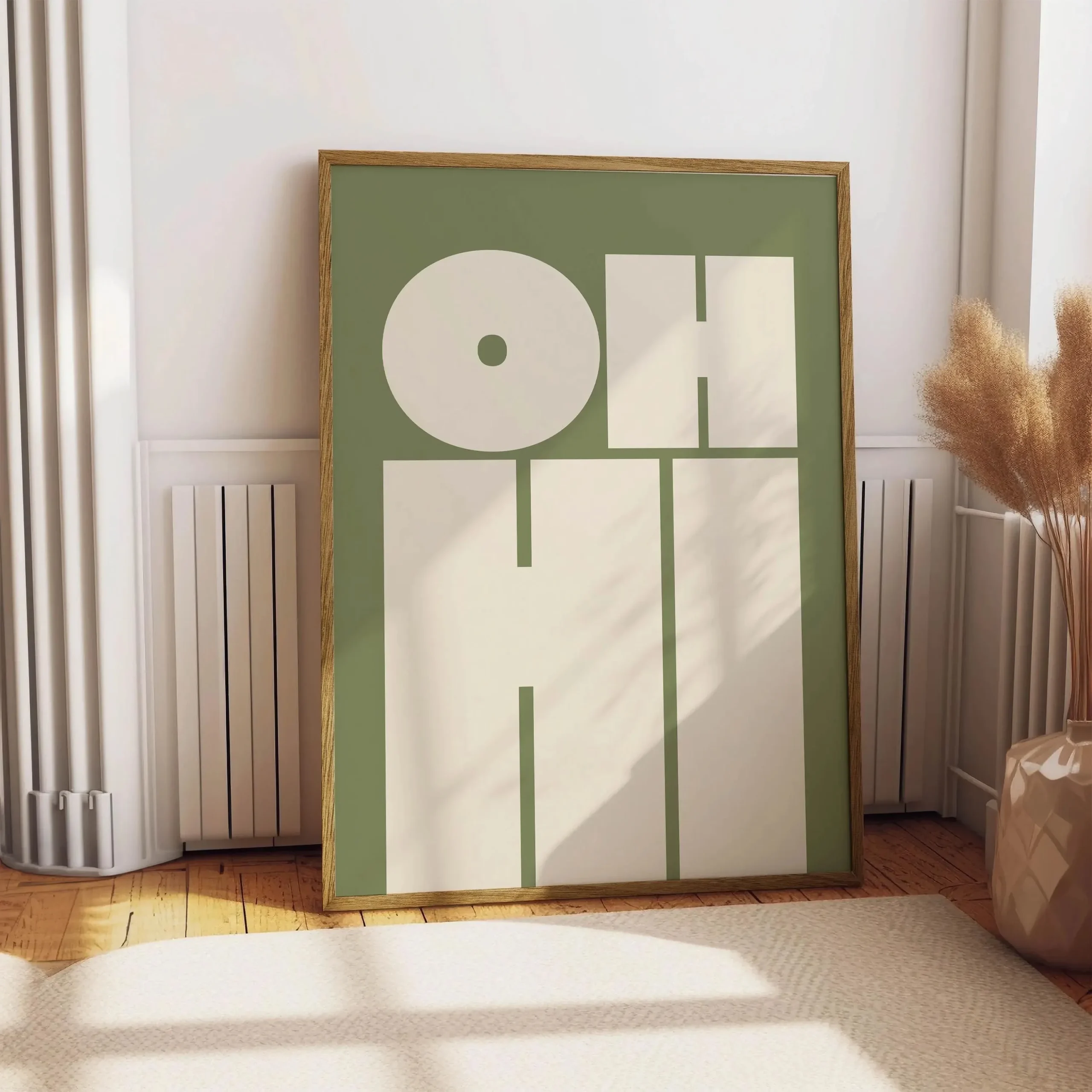 Plakat z napisem - nowoczesna typografia retro Czerwony