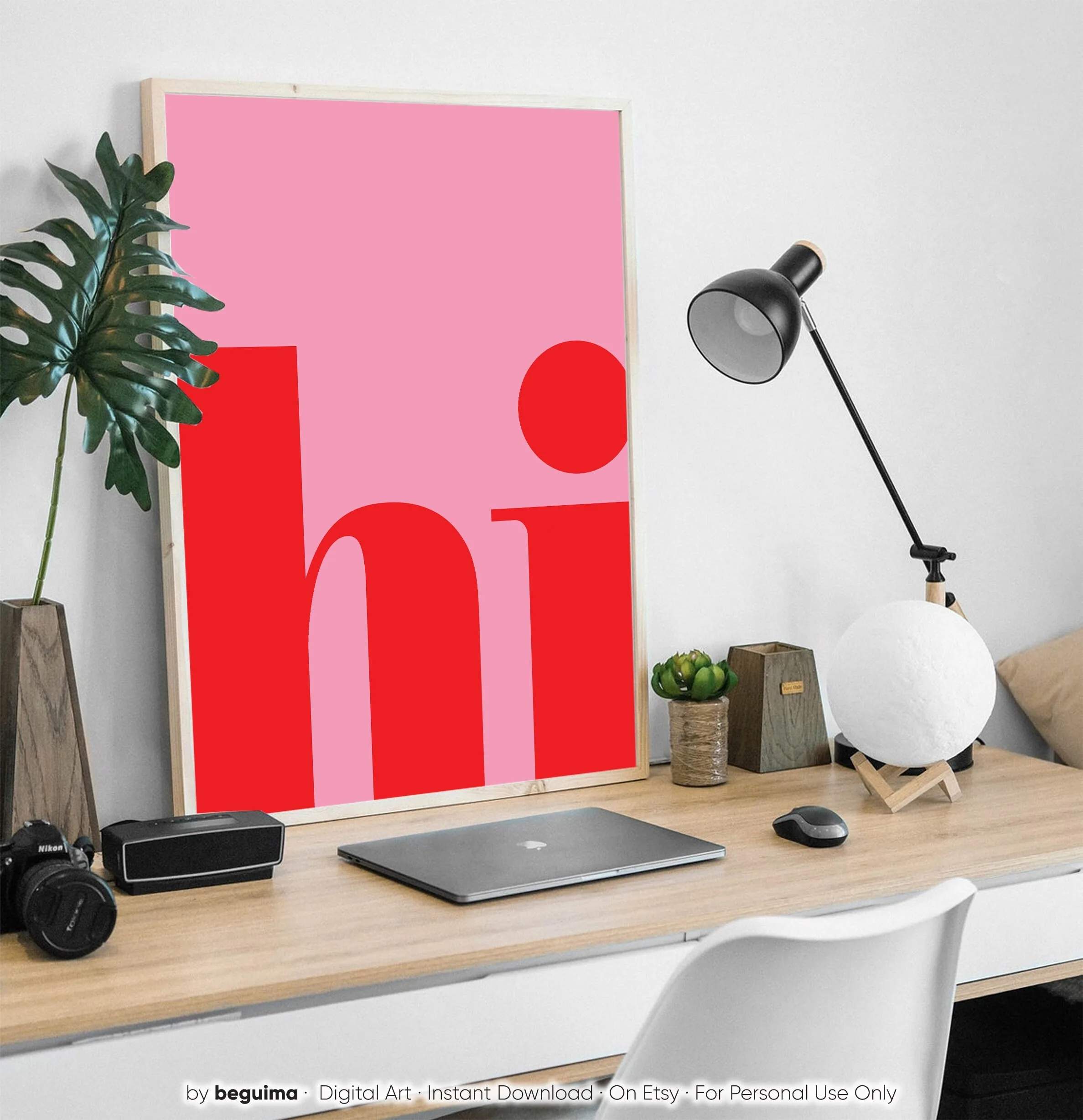Plakat z napisem - nowoczesna typografia retro Jasnozielony