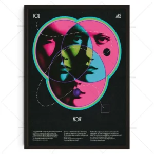 Plakat Typograficzny Cytaty Szczęście Beżowy