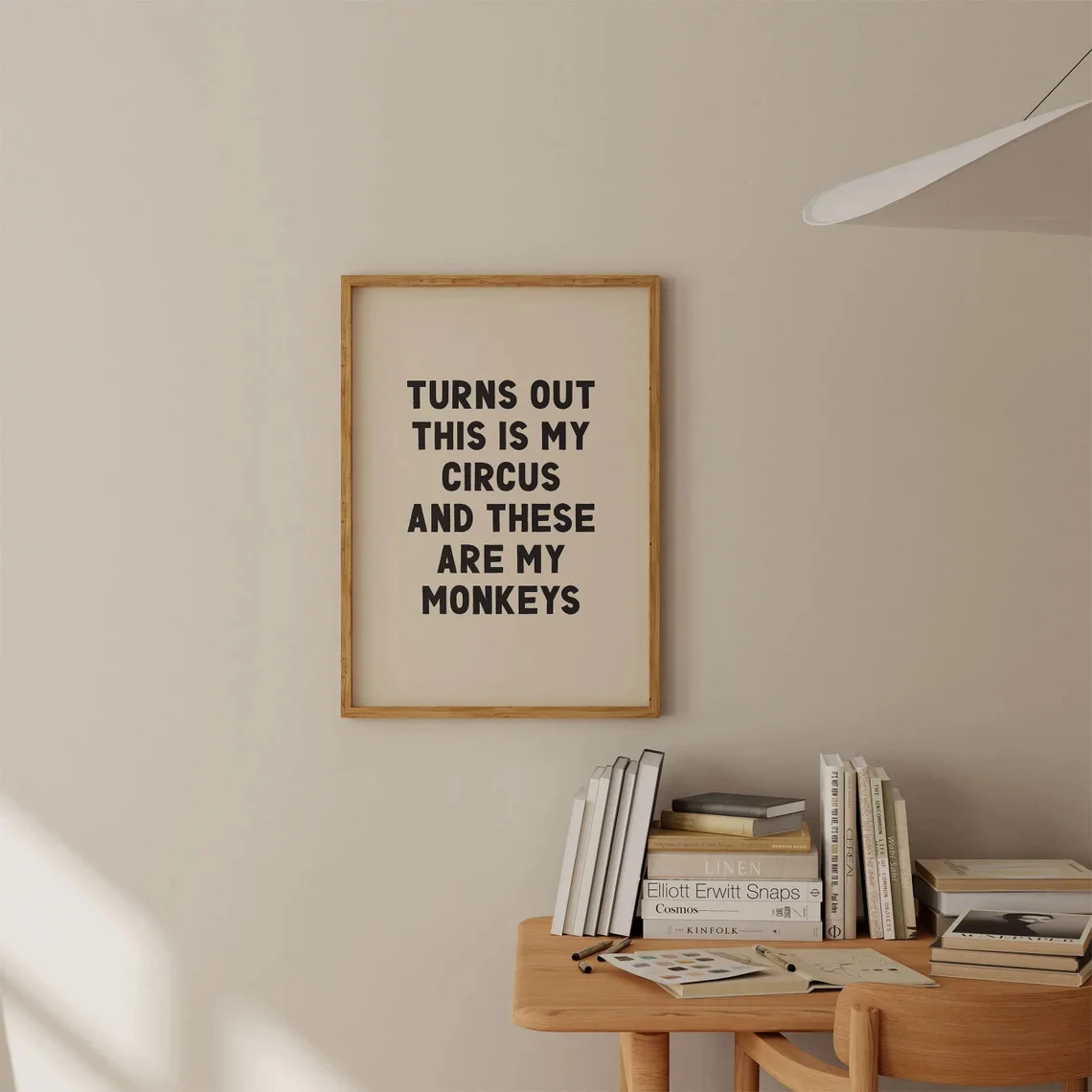 Minimalistyczny plakat typograficzny z napisem Wzór 11