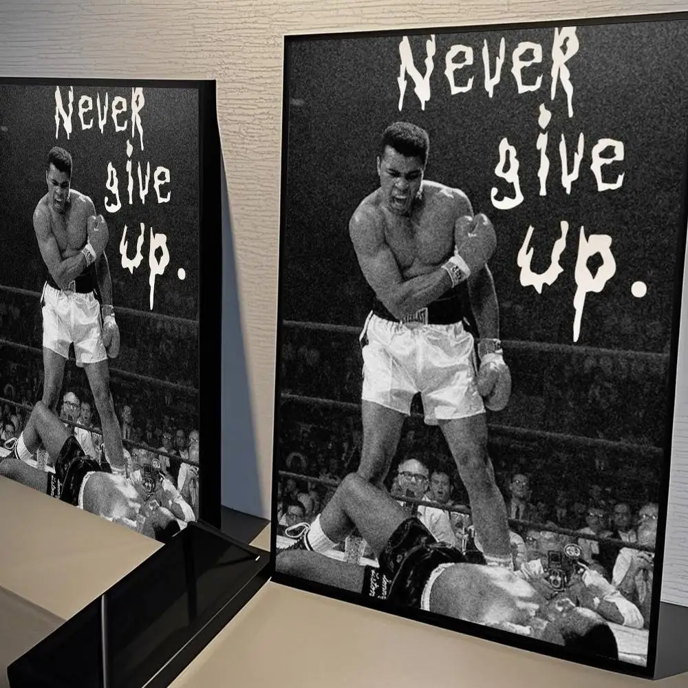 Plakat Mike Tyson i Muhammad Ali – motywacja Hei 1