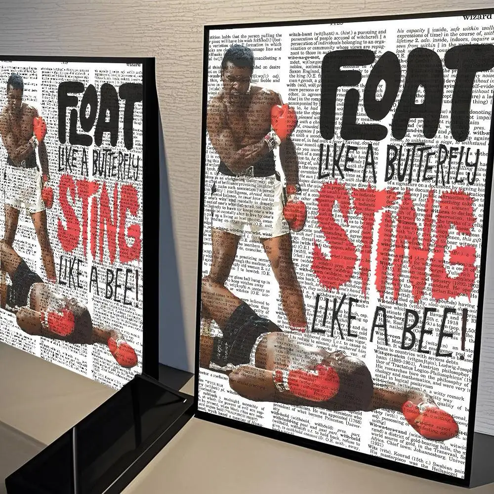 Plakat Mike Tyson i Muhammad Ali - motywacja Hei 8