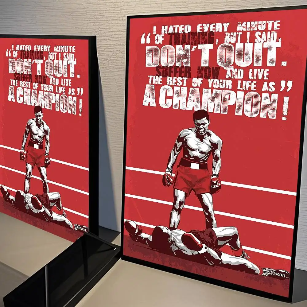 Plakat Mike Tyson i Muhammad Ali - motywacja Hei 9