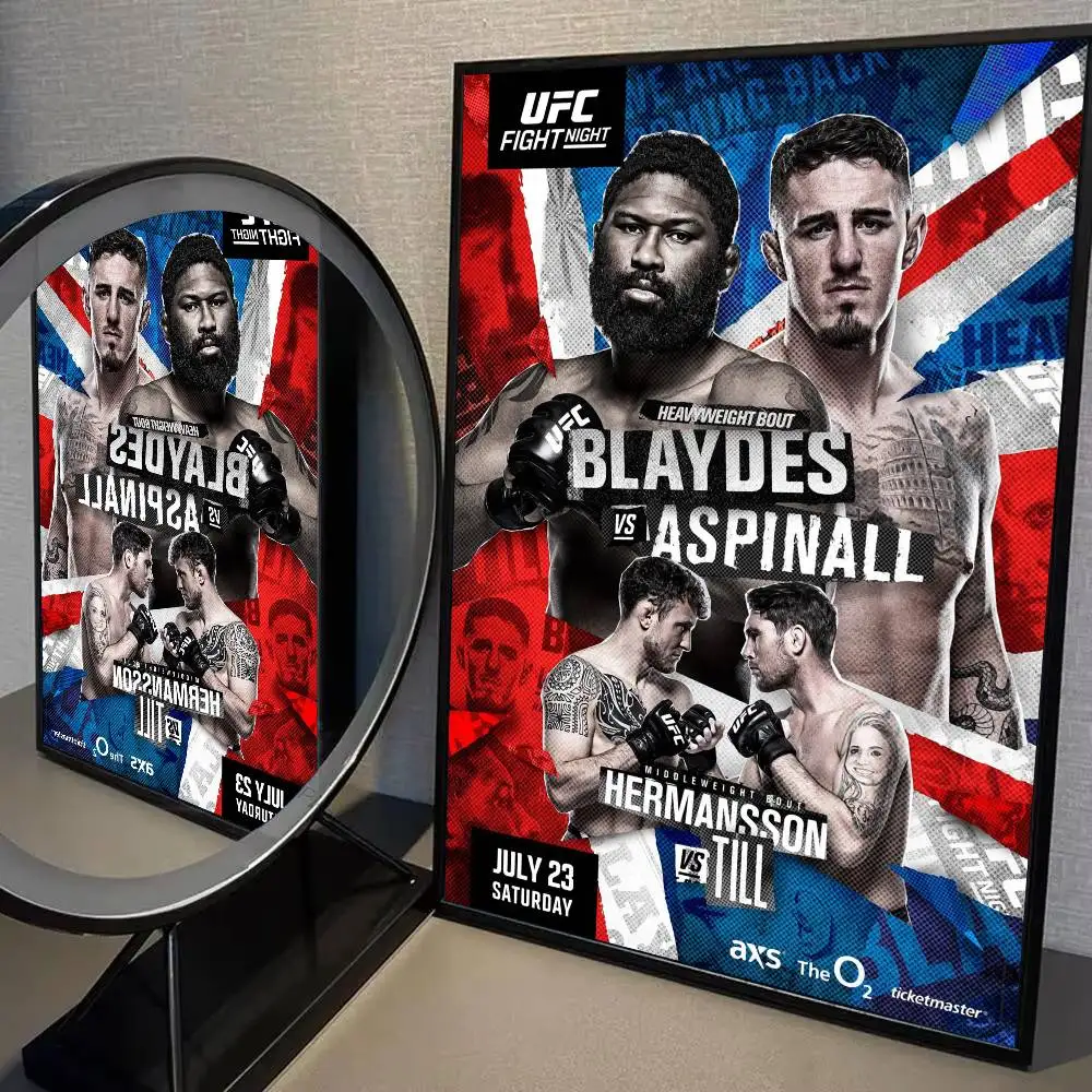 Plakat UFC - sztuki walki dla fana Hei 3