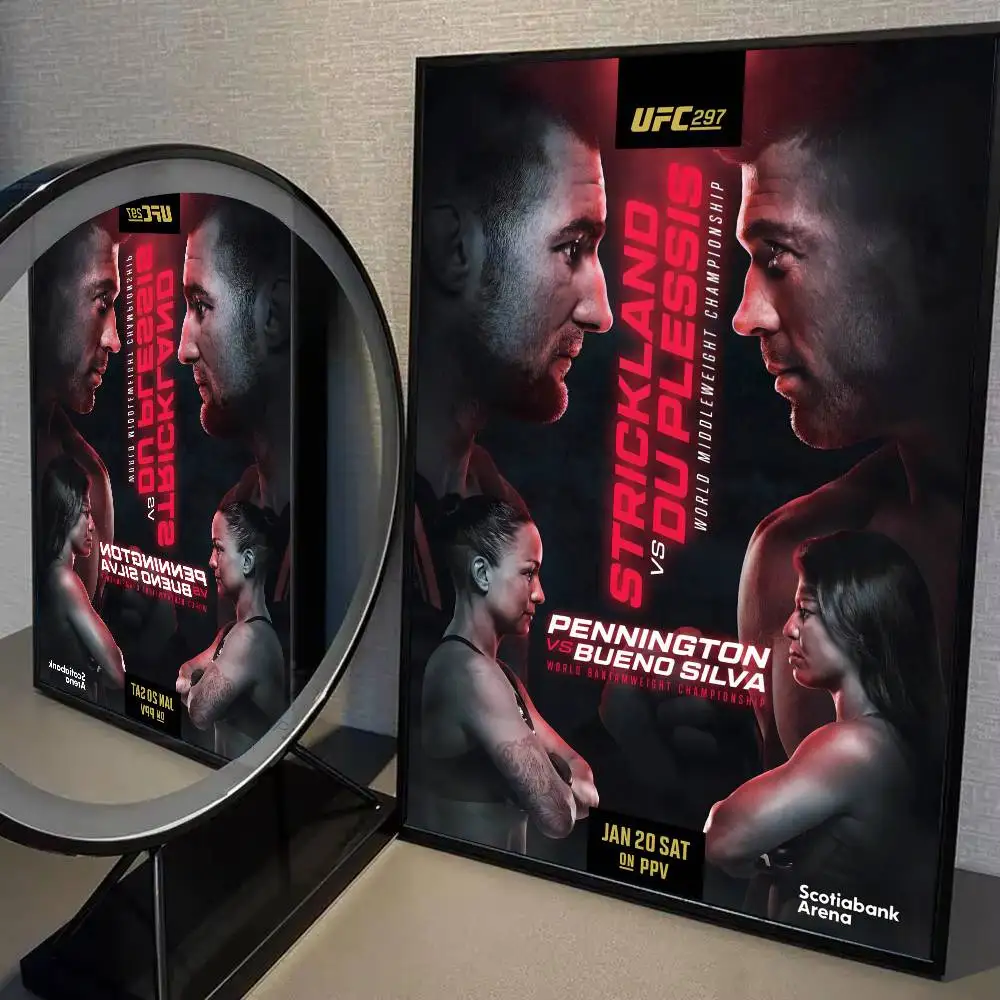 Plakat UFC - sztuki walki dla fana Hei 6