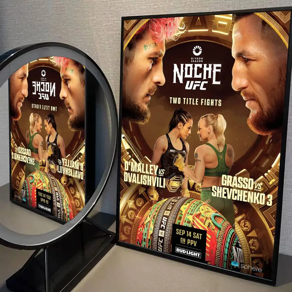 Plakat UFC – sztuki walki dla fana Hei 7