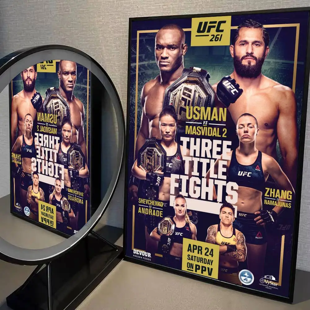 Plakat UFC - sztuki walki dla fana Hei 8