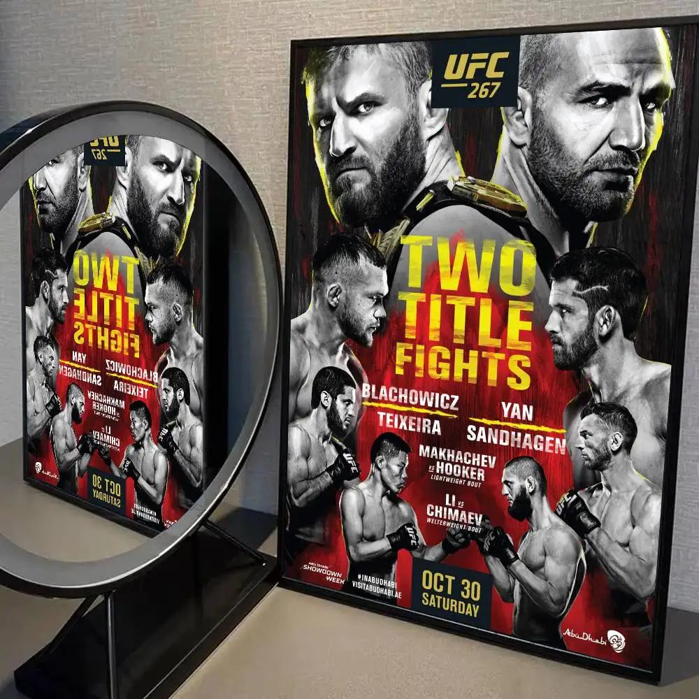 Plakat UFC - sztuki walki dla fana Hei 9