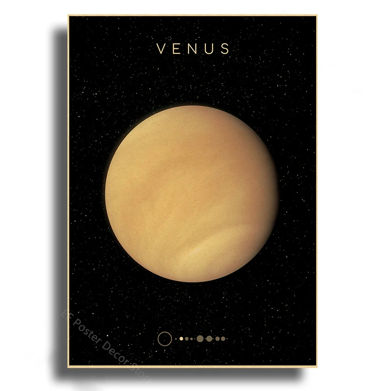 Plakat Układ Słoneczny astronomia Fioletowy/фиолетовый