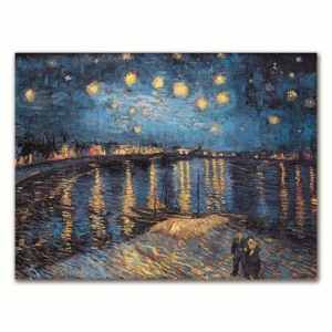 Plakat Van Gogh - Gwiaździsta noc Wzór 1