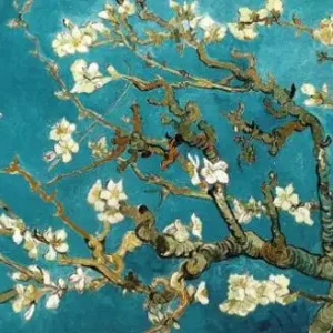 Plakat Kwitnący migdałowiec Van Gogh Wzór 1