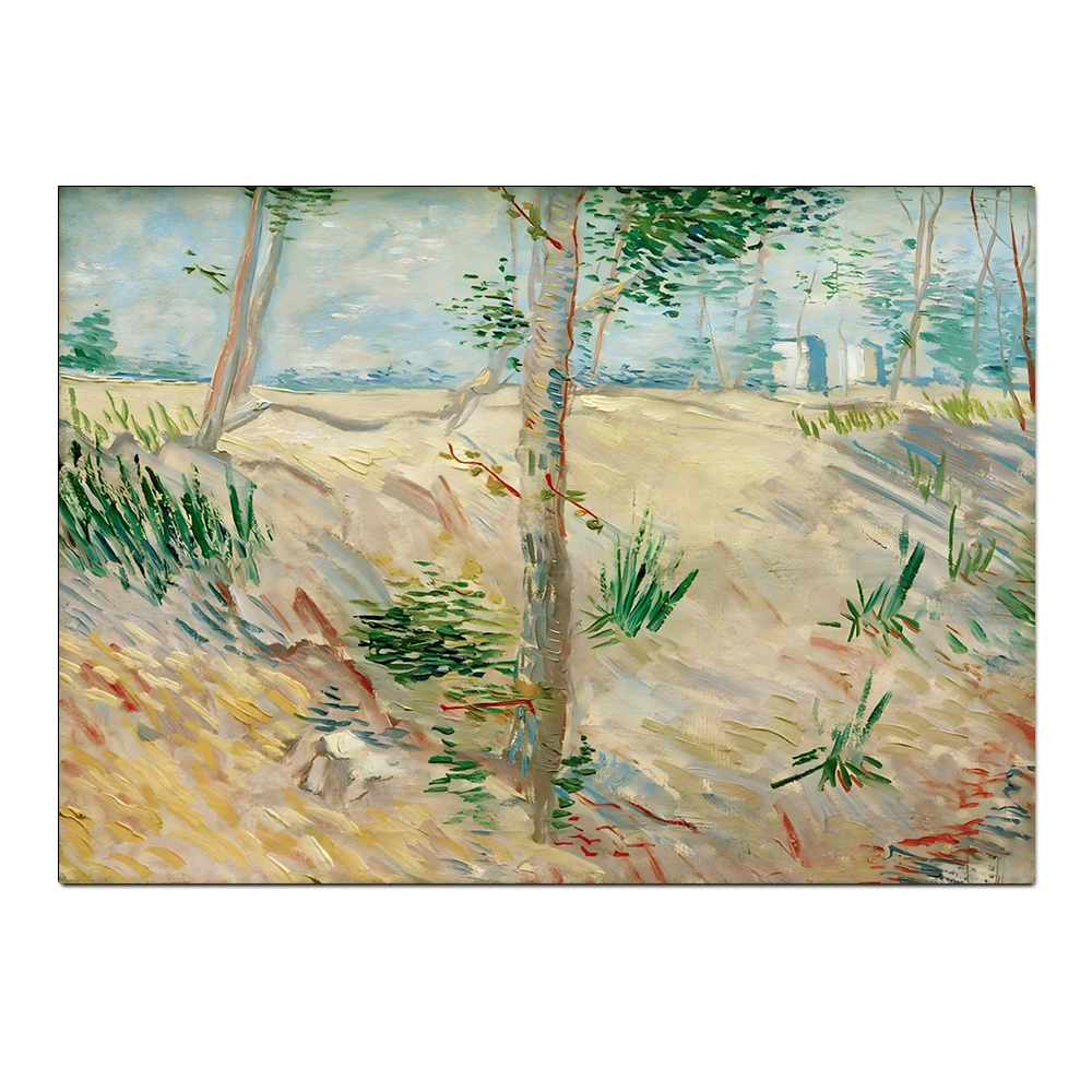 Plakat Van Gogh Taras kawiarni w nocy Jasnozielony