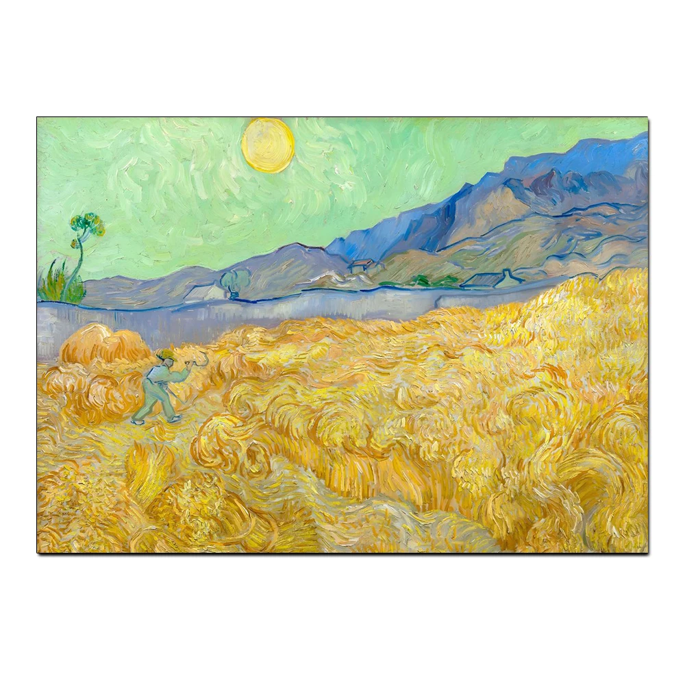 Plakat Van Gogh Taras kawiarni w nocy Niebieski