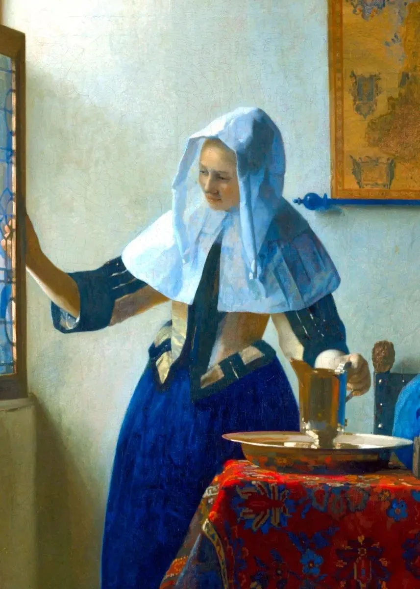 Plakat Vermeer - reprodukcja obrazu Jasny