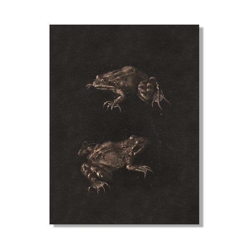 Plakat vintage biblioteka dark academia Jasnozielony