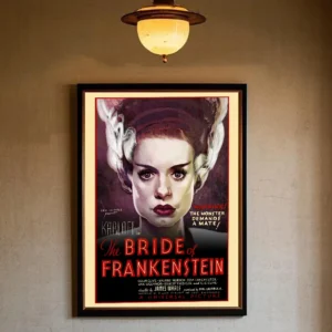 Plakat Universal Monsters - vintage horror Zielony