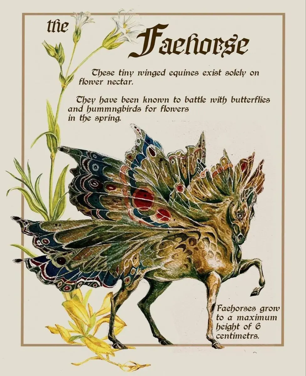 Vintage Monster – plakat dark academia z mitologią Wzór 10