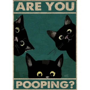 Plakat vintage z napisem I Hate My Jobs Zielony