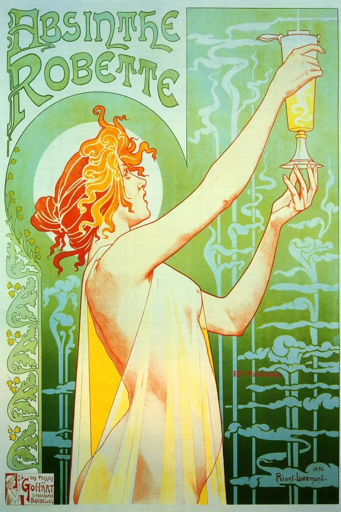 Plakat vintage reklama wina i koktajli Wzór 11