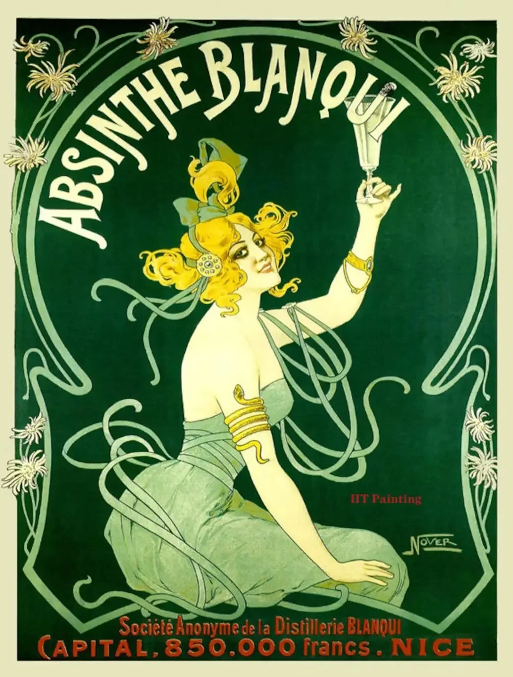 Plakat vintage reklama wina i koktajli Wzór 4