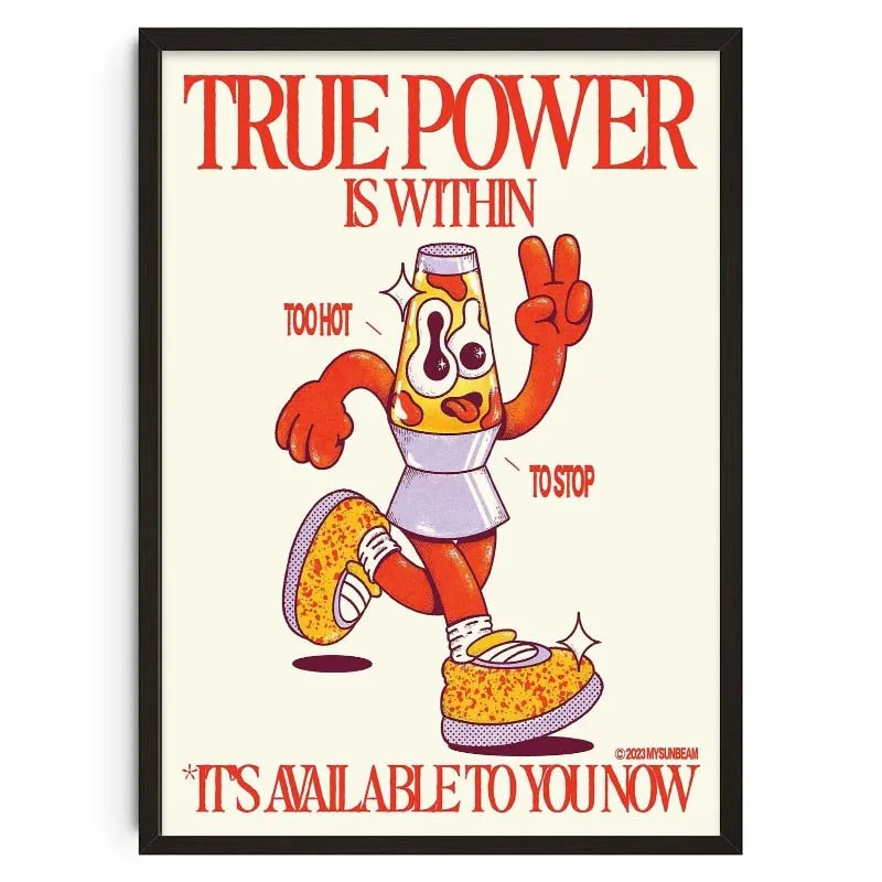 Plakat vintage zwierzęta i kwiaty Cytrynowy żółty