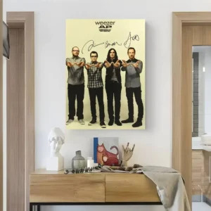 Plakat Weezer - grafika muzyczna do pokoju Wzór 1
