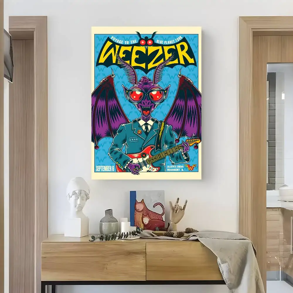 Plakat Weezer - grafika muzyczna do pokoju Wzór 4